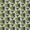 Orla Kiely Owl Roller Blind - Chalky Green