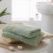 Catherine Lansfield Bathroom Anti-Bacterial Cotton Towel - Sage Green