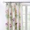Macy Floral Fully Lined Tape Top Curtains - Pink