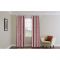 Garda Striped Cherry Red Made To Measure Curtains