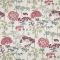 Hedgerow Floral Ruby Red Roman Blind