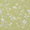 Etched Fern Green  Delicate Floral Roman Blind