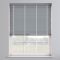 Faux Wood Venetian Blind With Tape - Pewter Grey & Light Grey