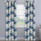 Bermondsey Denim Blue Floral Made To Measure Curtains