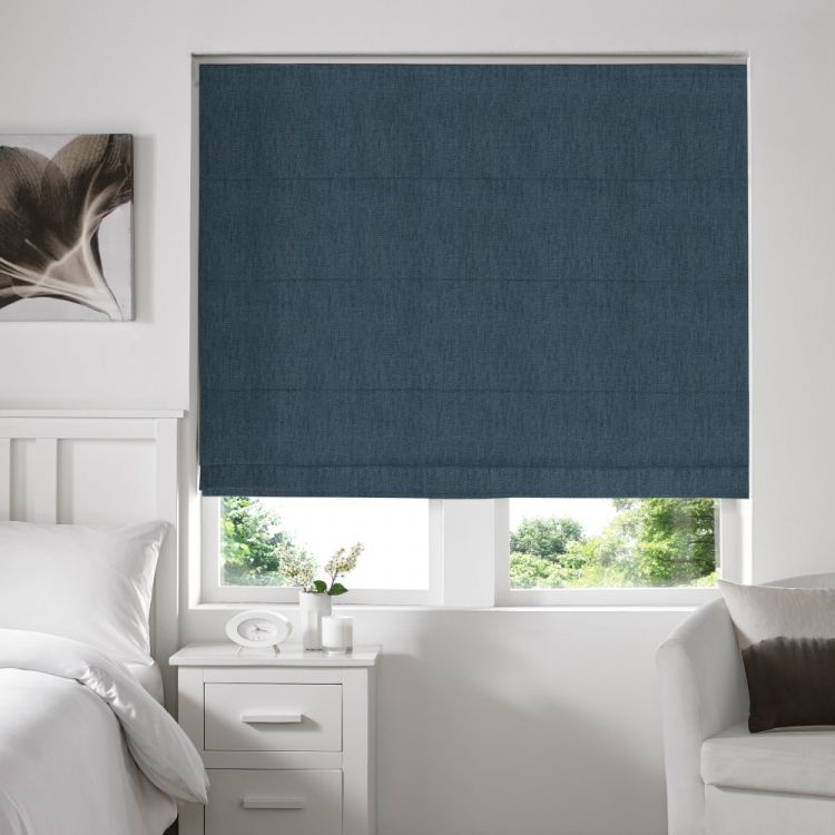 Elevate Your Interior Décor with Navy Blue Roman Blinds