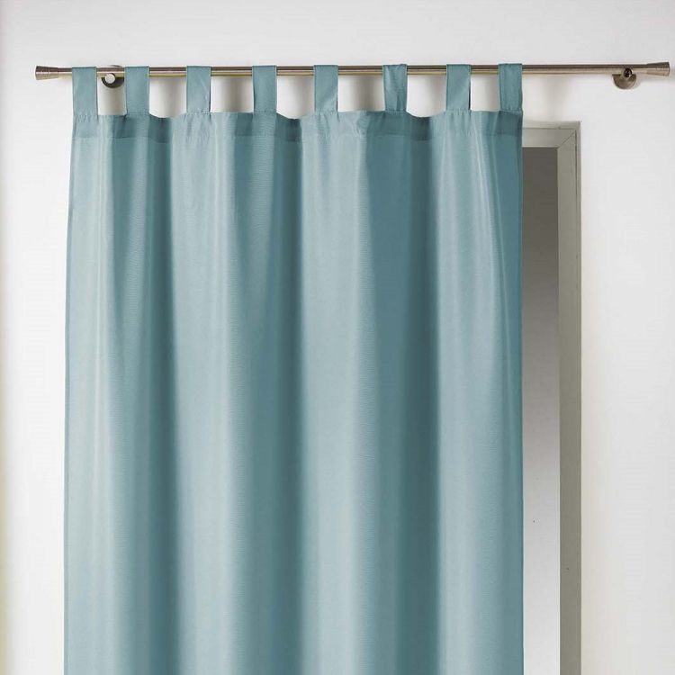 Essentiel | Plain | Tab Top | Curtain Panel |Mint Blue | Tonys Textiles