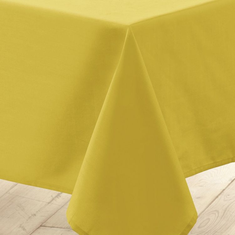 Essentiel | Plain | Tablecloth | Lime Green | Tonys Textiles